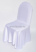 Универсальный чехол на стул. Модель II, цвет - белый